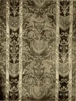 Picture 53 of 482 from Decorative textiles; an illustrated book on coverings for furniture, walls and floors, including damasks, brocades and velvets, tapestries, laces, embroideries, chintzes, cretonnes, drapery and furniture trimmings, wall papers, carpets and rugs, tooled and illuminated leathers (1918), leaf 73