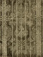 Picture 54 of 482 from Decorative textiles; an illustrated book on coverings for furniture, walls and floors, including damasks, brocades and velvets, tapestries, laces, embroideries, chintzes, cretonnes, drapery and furniture trimmings, wall papers, carpets and rugs, tooled and illuminated leathers (1918), leaf 73