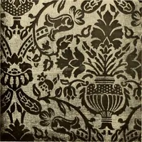 Picture 59 of 482 from Decorative textiles; an illustrated book on coverings for furniture, walls and floors, including damasks, brocades and velvets, tapestries, laces, embroideries, chintzes, cretonnes, drapery and furniture trimmings, wall papers, carpets and rugs, tooled and illuminated leathers (1918), leaf 77