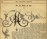 An illustration from The Decorator's assistant (1847)