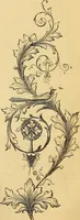 An illustration from The Decorator's assistant (1847)