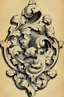 An illustration from The Decorator's assistant (1847)