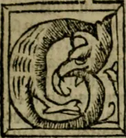 An illustration from Decretales dñi pape Gregorij noni : accurata diligetia nouissime post alias oes ipressiones [atque] pluribus cu exemplarib[us] emedate, aptissimisq[ue] imaginib[us] exculte : cu multiplicibus rep[er]torijs antiq[ui]s [et] de nouo factis ad materias quascuq[ue] inueniedas amplissimis : additis casibus Bernardi qui fruge [et] vtilitatem maximã studentibus exhibebunt (1528)
