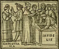 Picture 129 of 151 from Decretu[m] Gratiani : cu glossis dñi Joannis Theutonici prepositi Alberstatensis [et] annotationibus Bartholomei Brixiensis : [cum] diuisionibus Archidiaconi : [cum] Casibus a Bene., cõpositis per Bart. Brixi., correctis [et] pro clariore itellectu pluribus in locis extensis : [cum] concordia ad Bibliam : [cum] tabula marginalium glossularu[m] : [cum tabula] omniu canonu [et] concilio[rum] : [cum] Margarita Decreti : [cum] flosculis totius Decretia domio Joanne diacono compositis : [cum] additione in margine litteraru[m], quo minusculi characteres lineis intercepti, citius legenti appareant (1514), leaf 1061