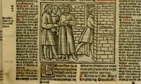 Picture 18 of 151 from Decretu[m] Gratiani : cu glossis dñi Joannis Theutonici prepositi Alberstatensis [et] annotationibus Bartholomei Brixiensis : [cum] diuisionibus Archidiaconi : [cum] Casibus a Bene., cõpositis per Bart. Brixi., correctis [et] pro clariore itellectu pluribus in locis extensis : [cum] concordia ad Bibliam : [cum] tabula marginalium glossularu[m] : [cum tabula] omniu canonu [et] concilio[rum] : [cum] Margarita Decreti : [cum] flosculis totius Decretia domio Joanne diacono compositis : [cum] additione in margine litteraru[m], quo minusculi characteres lineis intercepti, citius legenti appareant (1514), leaf 112
