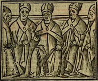 Picture 21 of 151 from Decretu[m] Gratiani : cu glossis dñi Joannis Theutonici prepositi Alberstatensis [et] annotationibus Bartholomei Brixiensis : [cum] diuisionibus Archidiaconi : [cum] Casibus a Bene., cõpositis per Bart. Brixi., correctis [et] pro clariore itellectu pluribus in locis extensis : [cum] concordia ad Bibliam : [cum] tabula marginalium glossularu[m] : [cum tabula] omniu canonu [et] concilio[rum] : [cum] Margarita Decreti : [cum] flosculis totius Decretia domio Joanne diacono compositis : [cum] additione in margine litteraru[m], quo minusculi characteres lineis intercepti, citius legenti appareant (1514), leaf 124