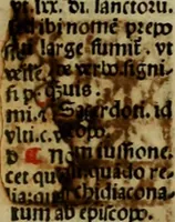 Picture 29 of 151 from Decretu[m] Gratiani : cu glossis dñi Joannis Theutonici prepositi Alberstatensis [et] annotationibus Bartholomei Brixiensis : [cum] diuisionibus Archidiaconi : [cum] Casibus a Bene., cõpositis per Bart. Brixi., correctis [et] pro clariore itellectu pluribus in locis extensis : [cum] concordia ad Bibliam : [cum] tabula marginalium glossularu[m] : [cum tabula] omniu canonu [et] concilio[rum] : [cum] Margarita Decreti : [cum] flosculis totius Decretia domio Joanne diacono compositis : [cum] additione in margine litteraru[m], quo minusculi characteres lineis intercepti, citius legenti appareant (1514), leaf 156