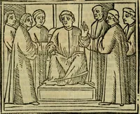 Picture 45 of 151 from Decretu[m] Gratiani : cu glossis dñi Joannis Theutonici prepositi Alberstatensis [et] annotationibus Bartholomei Brixiensis : [cum] diuisionibus Archidiaconi : [cum] Casibus a Bene., cõpositis per Bart. Brixi., correctis [et] pro clariore itellectu pluribus in locis extensis : [cum] concordia ad Bibliam : [cum] tabula marginalium glossularu[m] : [cum tabula] omniu canonu [et] concilio[rum] : [cum] Margarita Decreti : [cum] flosculis totius Decretia domio Joanne diacono compositis : [cum] additione in margine litteraru[m], quo minusculi characteres lineis intercepti, citius legenti appareant (1514), leaf 199