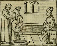 Picture 55 of 151 from Decretu[m] Gratiani : cu glossis dñi Joannis Theutonici prepositi Alberstatensis [et] annotationibus Bartholomei Brixiensis : [cum] diuisionibus Archidiaconi : [cum] Casibus a Bene., cõpositis per Bart. Brixi., correctis [et] pro clariore itellectu pluribus in locis extensis : [cum] concordia ad Bibliam : [cum] tabula marginalium glossularu[m] : [cum tabula] omniu canonu [et] concilio[rum] : [cum] Margarita Decreti : [cum] flosculis totius Decretia domio Joanne diacono compositis : [cum] additione in margine litteraru[m], quo minusculi characteres lineis intercepti, citius legenti appareant (1514), leaf 229