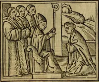 Picture 70 of 151 from Decretu[m] Gratiani : cu glossis dñi Joannis Theutonici prepositi Alberstatensis [et] annotationibus Bartholomei Brixiensis : [cum] diuisionibus Archidiaconi : [cum] Casibus a Bene., cõpositis per Bart. Brixi., correctis [et] pro clariore itellectu pluribus in locis extensis : [cum] concordia ad Bibliam : [cum] tabula marginalium glossularu[m] : [cum tabula] omniu canonu [et] concilio[rum] : [cum] Margarita Decreti : [cum] flosculis totius Decretia domio Joanne diacono compositis : [cum] additione in margine litteraru[m], quo minusculi characteres lineis intercepti, citius legenti appareant (1514), leaf 304