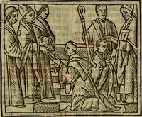 Picture 73 of 151 from Decretu[m] Gratiani : cu glossis dñi Joannis Theutonici prepositi Alberstatensis [et] annotationibus Bartholomei Brixiensis : [cum] diuisionibus Archidiaconi : [cum] Casibus a Bene., cõpositis per Bart. Brixi., correctis [et] pro clariore itellectu pluribus in locis extensis : [cum] concordia ad Bibliam : [cum] tabula marginalium glossularu[m] : [cum tabula] omniu canonu [et] concilio[rum] : [cum] Margarita Decreti : [cum] flosculis totius Decretia domio Joanne diacono compositis : [cum] additione in margine litteraru[m], quo minusculi characteres lineis intercepti, citius legenti appareant (1514), leaf 310
