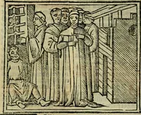 Picture 83 of 151 from Decretu[m] Gratiani : cu glossis dñi Joannis Theutonici prepositi Alberstatensis [et] annotationibus Bartholomei Brixiensis : [cum] diuisionibus Archidiaconi : [cum] Casibus a Bene., cõpositis per Bart. Brixi., correctis [et] pro clariore itellectu pluribus in locis extensis : [cum] concordia ad Bibliam : [cum] tabula marginalium glossularu[m] : [cum tabula] omniu canonu [et] concilio[rum] : [cum] Margarita Decreti : [cum] flosculis totius Decretia domio Joanne diacono compositis : [cum] additione in margine litteraru[m], quo minusculi characteres lineis intercepti, citius legenti appareant (1514), leaf 345