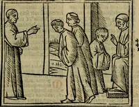 Picture 91 of 151 from Decretu[m] Gratiani : cu glossis dñi Joannis Theutonici prepositi Alberstatensis [et] annotationibus Bartholomei Brixiensis : [cum] diuisionibus Archidiaconi : [cum] Casibus a Bene., cõpositis per Bart. Brixi., correctis [et] pro clariore itellectu pluribus in locis extensis : [cum] concordia ad Bibliam : [cum] tabula marginalium glossularu[m] : [cum tabula] omniu canonu [et] concilio[rum] : [cum] Margarita Decreti : [cum] flosculis totius Decretia domio Joanne diacono compositis : [cum] additione in margine litteraru[m], quo minusculi characteres lineis intercepti, citius legenti appareant (1514), leaf 370