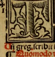 An illustration from Decretu[m] Gratiani : cu glossis dñi Joannis Theutonici prepositi Alberstatensis [et] annotationibus Bartholomei Brixiensis : [cum] diuisionibus Archidiaconi : [cum] Casibus a Bene., cõpositis per Bart. Brixi., correctis [et] pro clariore itellectu pluribus in locis extensis : [cum] concordia ad Bibliam : [cum] tabula marginalium glossularu[m] : [cum tabula] omniu canonu [et] concilio[rum] : [cum] Margarita Decreti : [cum] flosculis totius Decretia domio Joanne diacono compositis : [cum] additione in margine litteraru[m], quo minusculi characteres lineis intercepti, citius legenti appareant (1514)