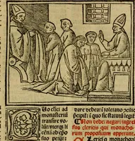 Picture 120 of 151 from Decretu[m] Gratiani : cu glossis dñi Joannis Theutonici prepositi Alberstatensis [et] annotationibus Bartholomei Brixiensis : [cum] diuisionibus Archidiaconi : [cum] Casibus a Bene., cõpositis per Bart. Brixi., correctis [et] pro clariore itellectu pluribus in locis extensis : [cum] concordia ad Bibliam : [cum] tabula marginalium glossularu[m] : [cum tabula] omniu canonu [et] concilio[rum] : [cum] Margarita Decreti : [cum] flosculis totius Decretia domio Joanne diacono compositis : [cum] additione in margine litteraru[m], quo minusculi characteres lineis intercepti, citius legenti appareant (1514), leaf 858
