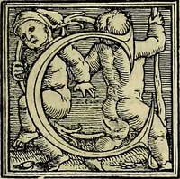 An illustration from De deis gentivm, varia & multiplex historia, in qua simul de eorum imaginib. & cognominib. agitur, vbi plurima etiâ hactenus multis ignota explicantur, & pleraque clarius tractantur (1548)