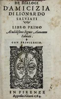 Picture 1 of 4 from De dialogi d'amicizia (1564), leaf 7