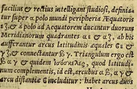 Picture 6 of 11 from De dimensione terræ et geometrice numerandis locorum particularium interuallis ex doctrina triangulorum sphæricorum & canone subtensarum liber, : denuo editus, sed auctius multo & correctius, quam antea. (1554), leaf 123