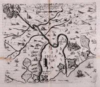 Picture 6 of 28 from De' disegni delle piv illvstri città et fortezza del mondo. la quale ne contiene cinquanta : con vna breve historia delle origini et accidenti loro, secondo l'ordine de' tempi (1569), leaf 65