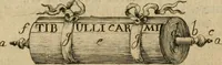 An illustration from De' dittici degli antichi profani, e sacri libri III : coll' appendice d'alcuni necrologj, e calendarj finora non pubblicati (1753)