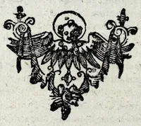 An illustration from De eclipsi solari anno MDCLIV die XII Augusti, in Europa, a pluribus spectata tubo optico (1662)
