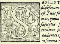 An illustration from De Etruriae regionis : quae prima in orbe Europaeo habitata est, originibus, institutis, religione & moribus, & imprimis de aurei saeculi doctrina et uit a praestantissima quae in diuinationis sacrae usu posita est (1551)