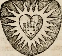 An illustration from De freqventi commvnione liber, in qvo ss. patrvm, pontificvm, et conciliorvm de poenitentiae atqve Eucharistiae sacramentorum vsu sententiae summa fide proferuntur, vt pro norma omnibus esse possint .. (1647)