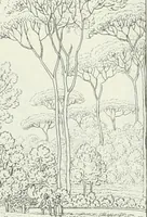 An illustration from Degli edificj antichi e moderni di Roma; vedute in contorno (1817)