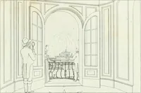 An illustration from Degli edificj antichi e moderni di Roma; vedute in contorno (1817)