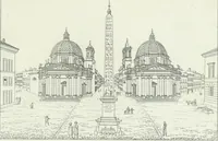 Picture 41 of 55 from Degli edificj antichi e moderni di Roma; vedute in contorno (1817), leaf 92