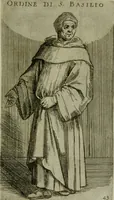 An illustration from De gli habiti delle religioni con le armi e breue descrittion loro, libro primo[-terza] (1626)