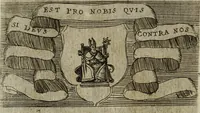 An illustration from De gli habiti delle religioni con le armi e breue descrittion loro, libro primo[-terza] (1626)