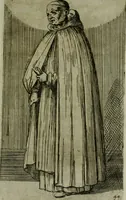 An illustration from De gli habiti delle religioni con le armi e breue descrittion loro, libro primo[-terza] (1626)