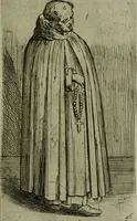 An illustration from De gli habiti delle religioni con le armi e breue descrittion loro, libro primo[-terza] (1626)
