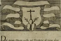An illustration from De gli habiti delle religioni con le armi e breue descrittion loro, libro primo[-terza] (1626)