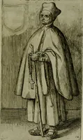 An illustration from De gli habiti delle religioni con le armi e breue descrittion loro, libro primo[-terza] (1626)