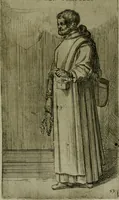 An illustration from De gli habiti delle religioni con le armi e breue descrittion loro, libro primo[-terza] (1626)