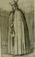 An illustration from De gli habiti delle religioni con le armi e breue descrittion loro, libro primo[-terza] (1626)