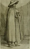 An illustration from De gli habiti delle religioni con le armi e breue descrittion loro, libro primo[-terza] (1626)