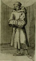 An illustration from De gli habiti delle religioni con le armi e breue descrittion loro, libro primo[-terza] (1626)