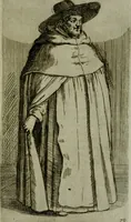 An illustration from De gli habiti delle religioni con le armi e breue descrittion loro, libro primo[-terza] (1626)