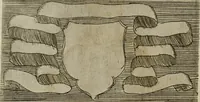 An illustration from De gli habiti delle religioni con le armi e breue descrittion loro, libro primo[-terza] (1626)