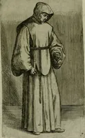 An illustration from De gli habiti delle religioni con le armi e breue descrittion loro, libro primo[-terza] (1626)
