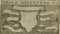 An illustration from De gli habiti delle religioni con le armi e breue descrittion loro, libro primo[-terza] (1626)
