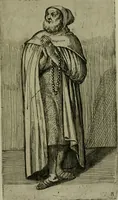 An illustration from De gli habiti delle religioni con le armi e breue descrittion loro, libro primo[-terza] (1626)