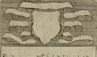 An illustration from De gli habiti delle religioni con le armi e breue descrittion loro, libro primo[-terza] (1626)