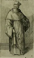 An illustration from De gli habiti delle religioni con le armi e breue descrittion loro, libro primo[-terza] (1626)