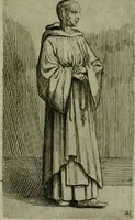 An illustration from De gli habiti delle religioni con le armi e breue descrittion loro, libro primo[-terza] (1626)