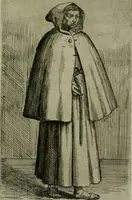 An illustration from De gli habiti delle religioni con le armi e breue descrittion loro, libro primo[-terza] (1626)