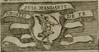 An illustration from De gli habiti delle religioni con le armi e breue descrittion loro, libro primo[-terza] (1626)